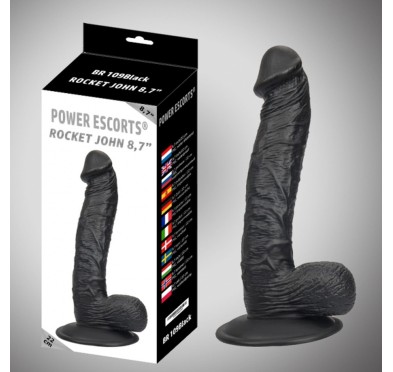 Dildo z przyssawką członek realistyczny penis 22cm